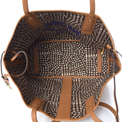 MCM Visetos Medium Liz Reversible Shopper Tote Cognac 8 of 13