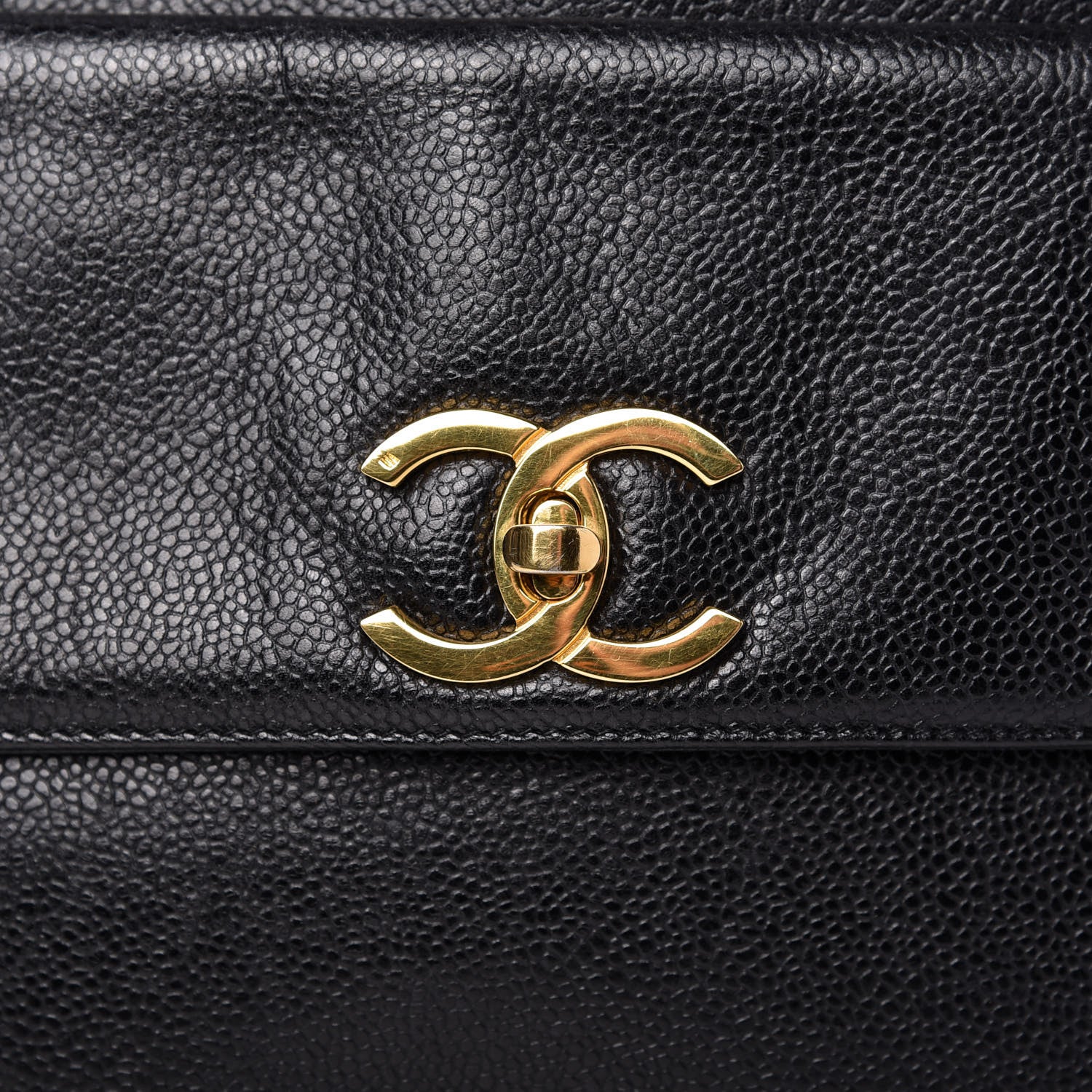 Chanel Caviar Flap Shoulder Bag Black 11 of 11