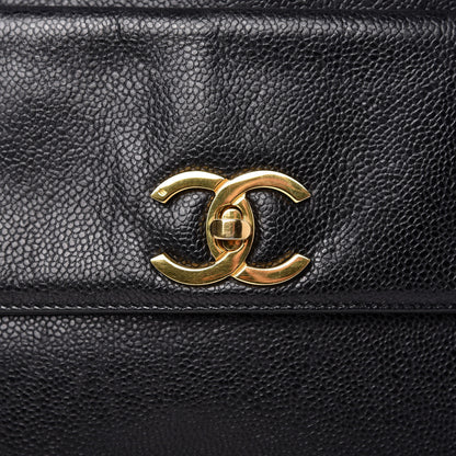 Chanel Caviar Flap Shoulder Bag Black 11 of 11