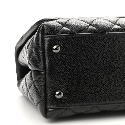 Chanel Caviar Quilted Small Coco Handle Flap So Black 9 of 10