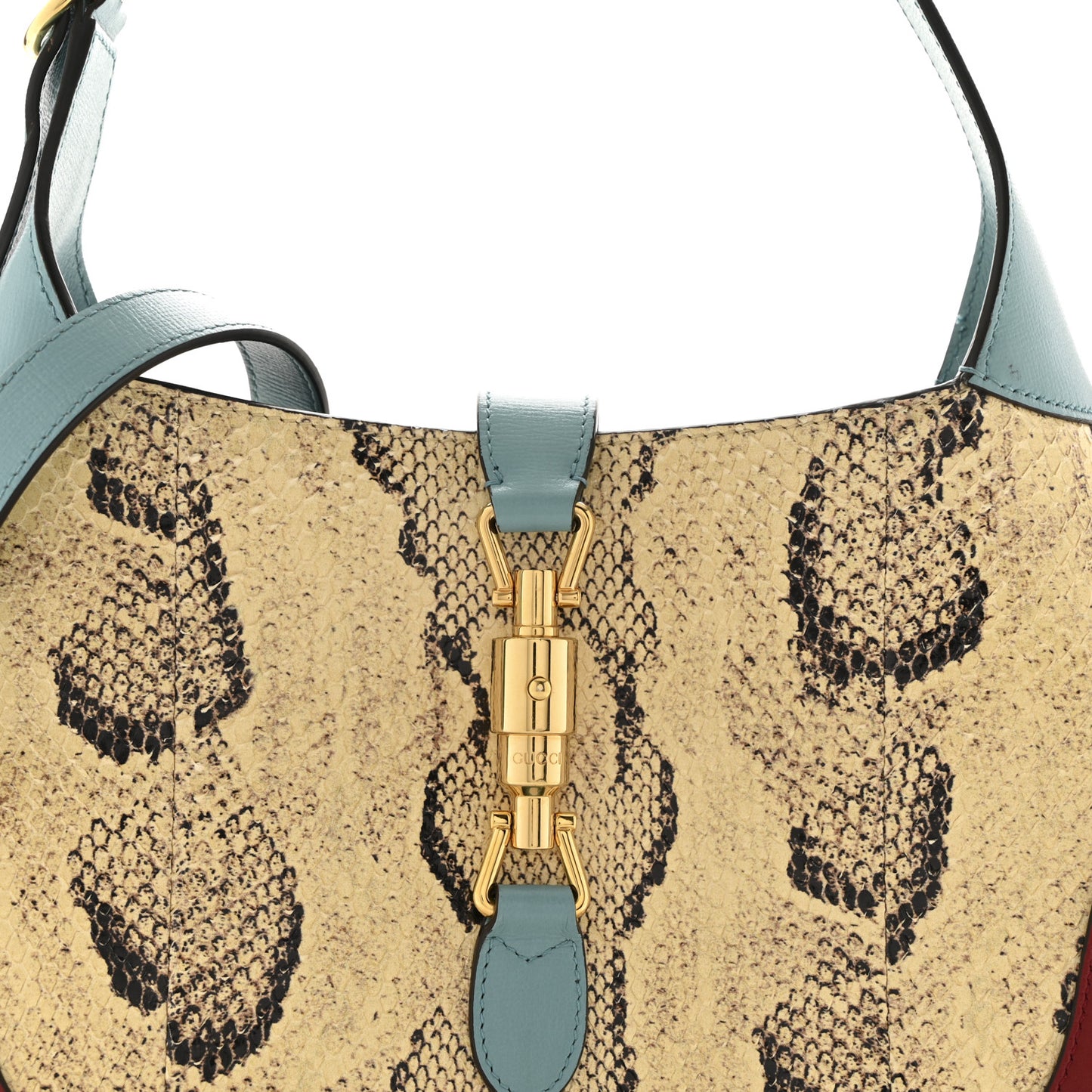 Snakeskin Calfskin Small Jackie 1961 Hobo Multicolor