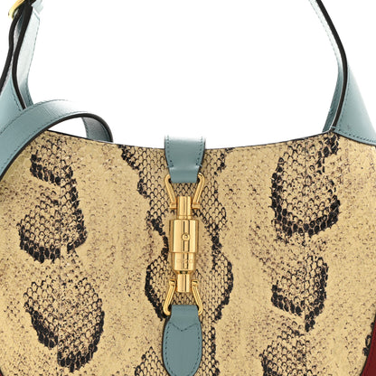 Gucci Snakeskin Calfskin Small Jackie 1961 Hobo Multicolor 8 of 13