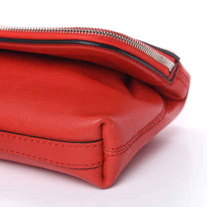 Alexander McQueen Grainy Calfskin Padlock Skull Clutch Red 9 of 9