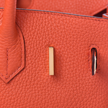 Hermes Togo Birkin 30 Orange Poppy 25 of 37
