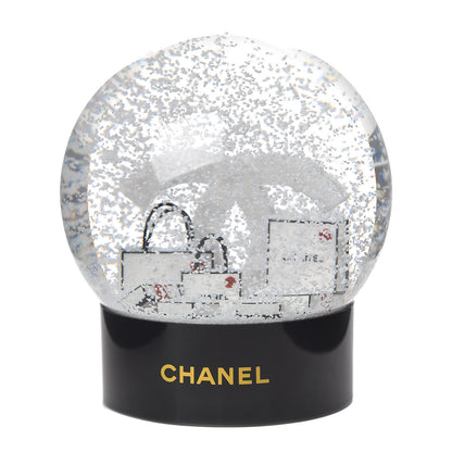Chanel Glass CC Shopping Bag Snow Globe 1 of 5