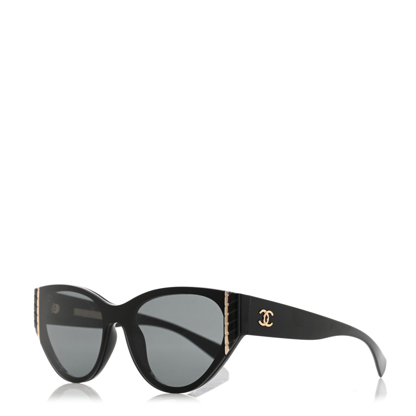 Acetate Cat Eye Sunglasses 6054 Black