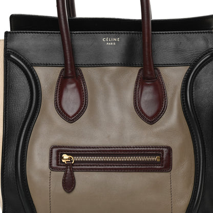 Celine Smooth Calfskin Mini Tri-Color Luggage Grey 9 of 20