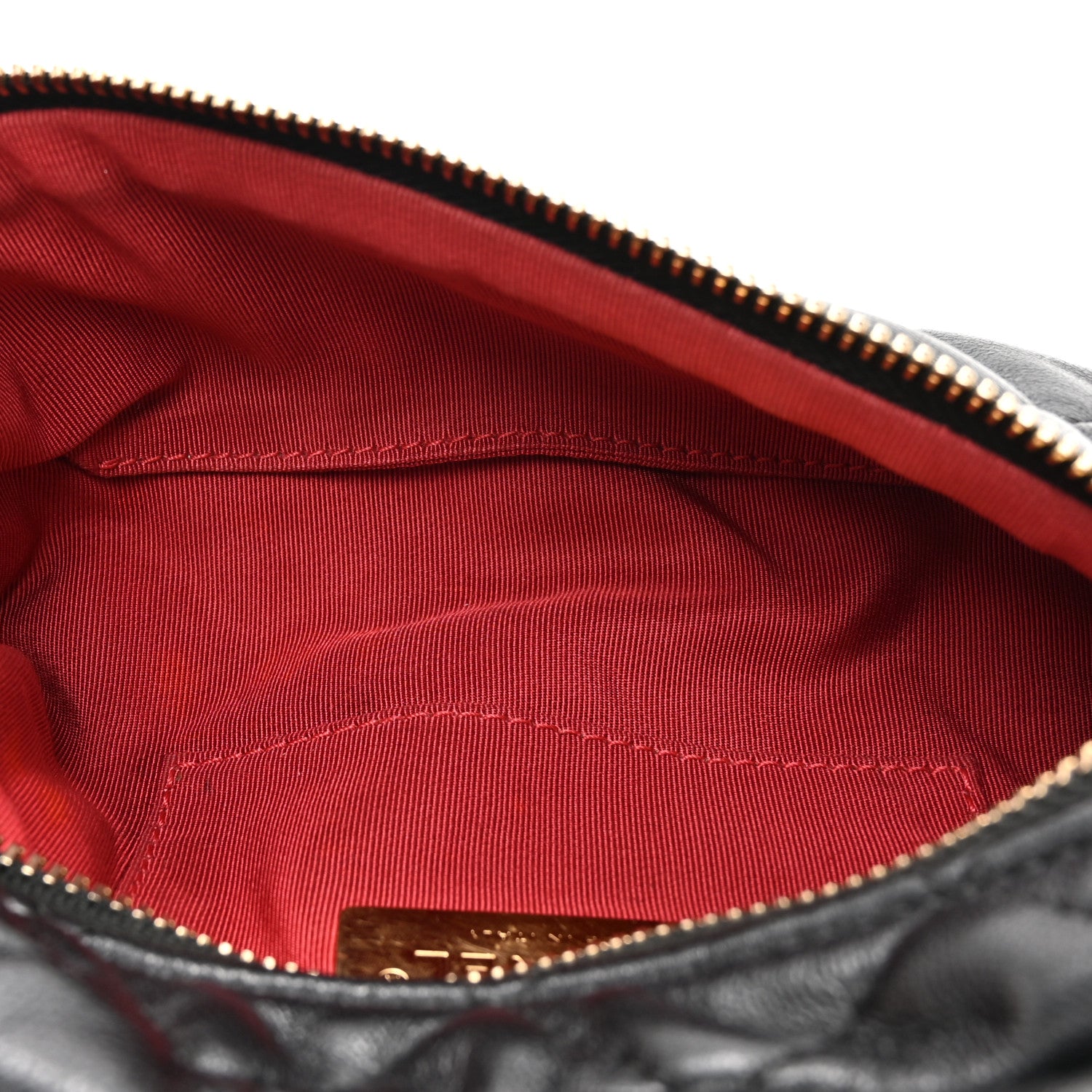 Chanel Lambskin Quilted Linked In Waist Bag Black 5 of 10