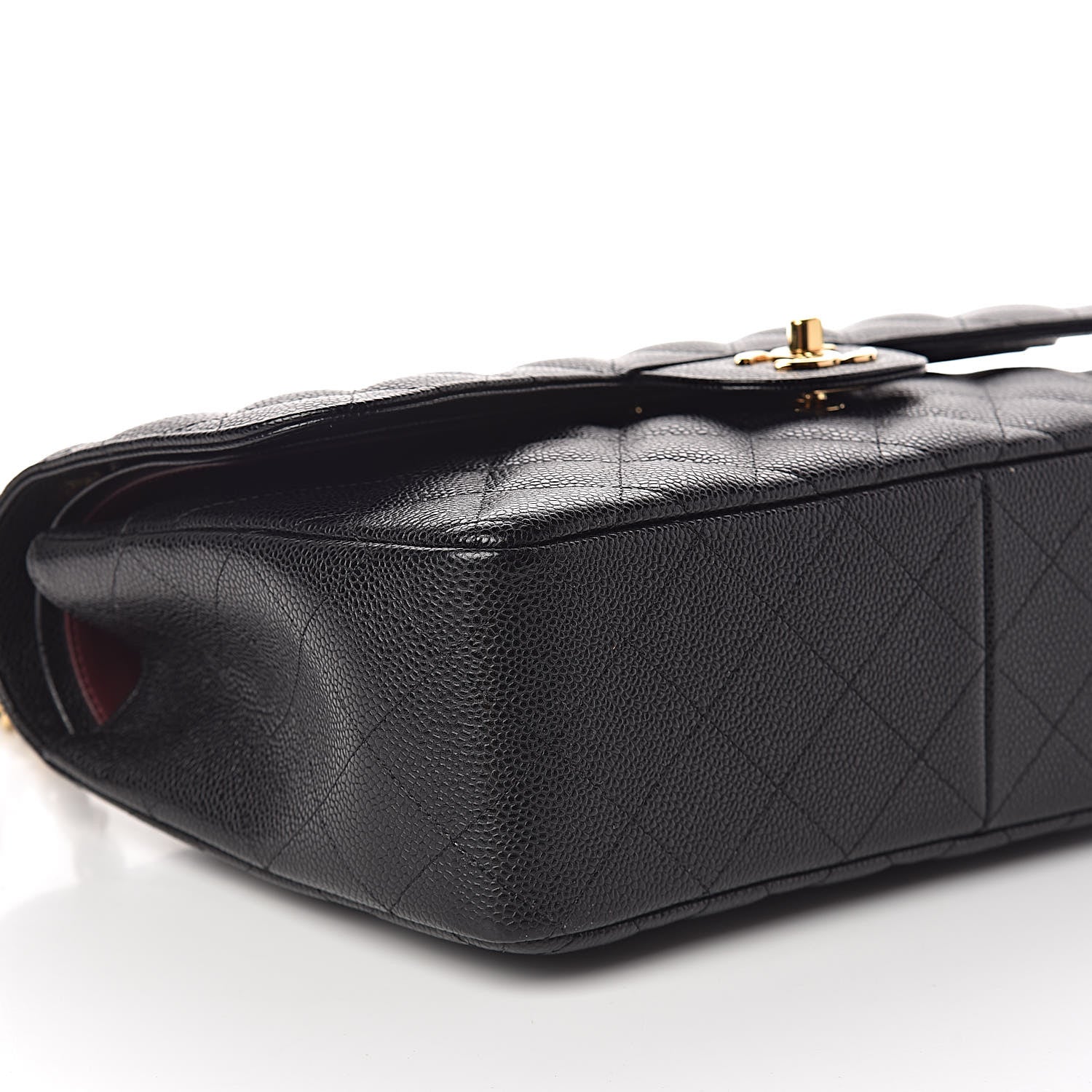 Chanel Caviar Quilted Jumbo Double Flap Black 9 of 11