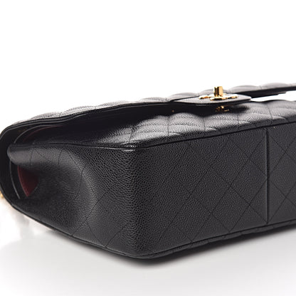 Chanel Caviar Quilted Jumbo Double Flap Black 9 of 11