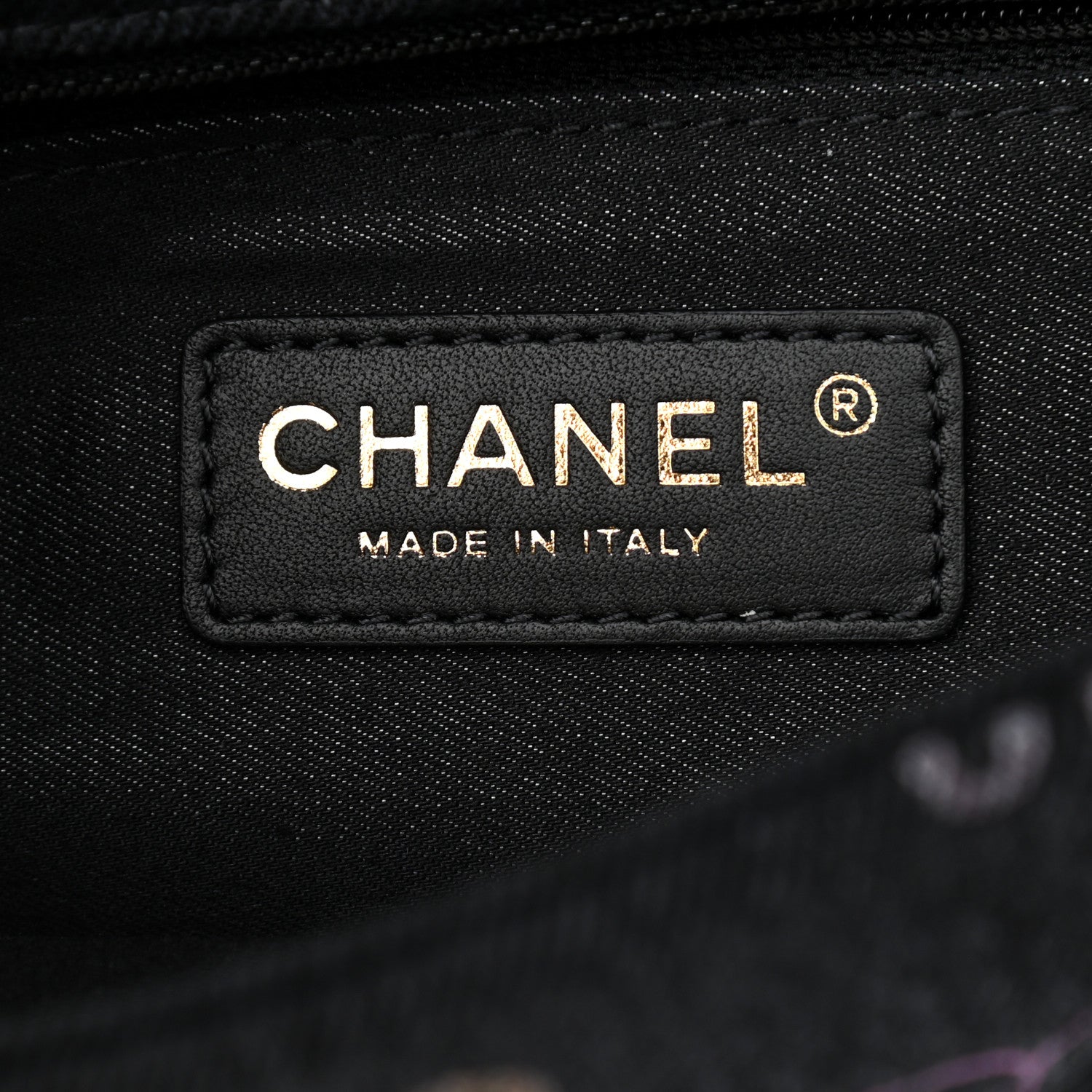 Chanel Denim Quilted Denim Mood Mini Rectangular Flap Black Multicolor 6 of 9