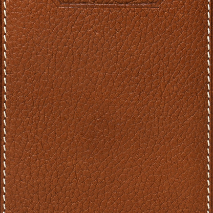 Hermes Barenia Faubourg City 3CC Card Holder Fauve 8 of 10