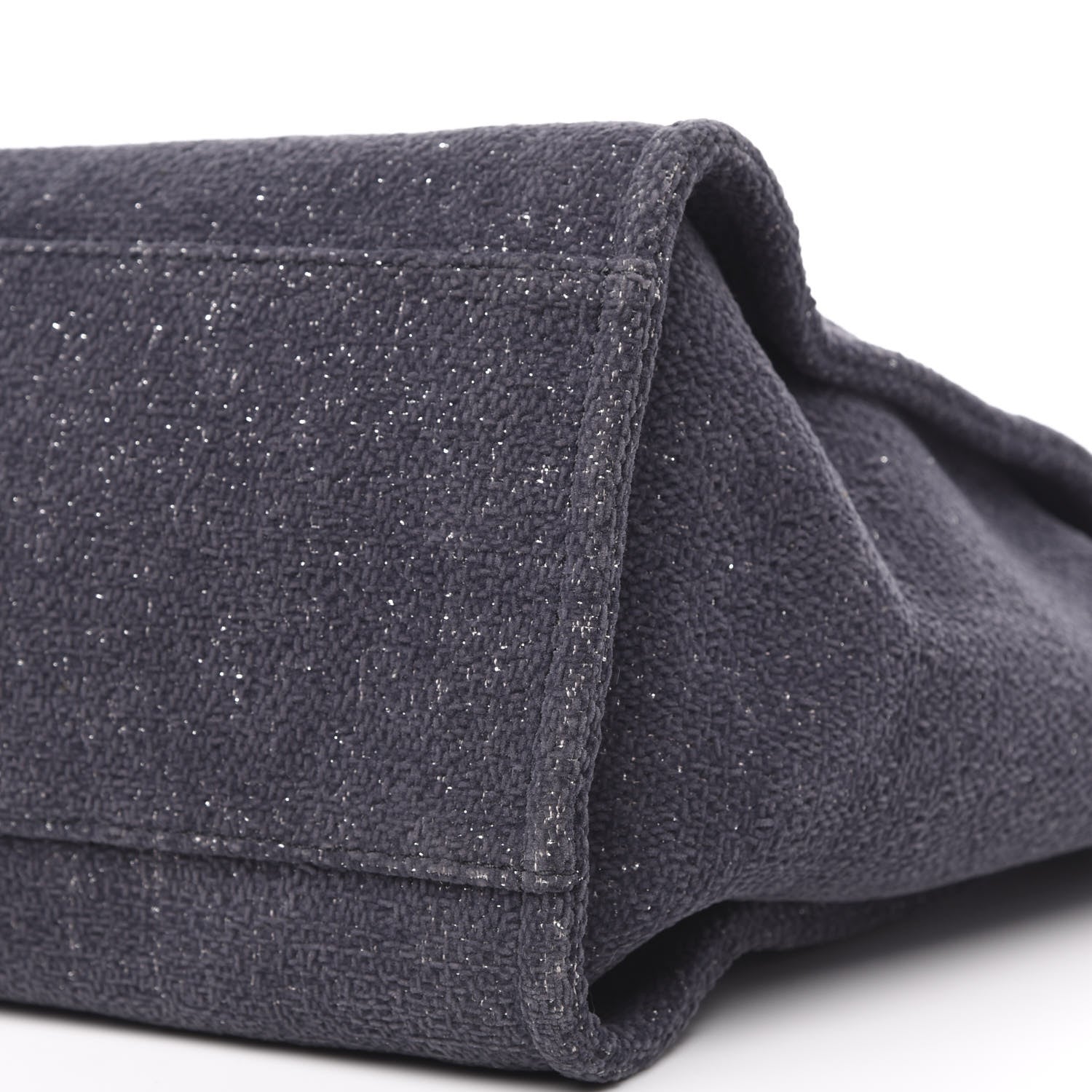Chanel Lurex Boucle Medium Deauville Tote Grey 9 of 11