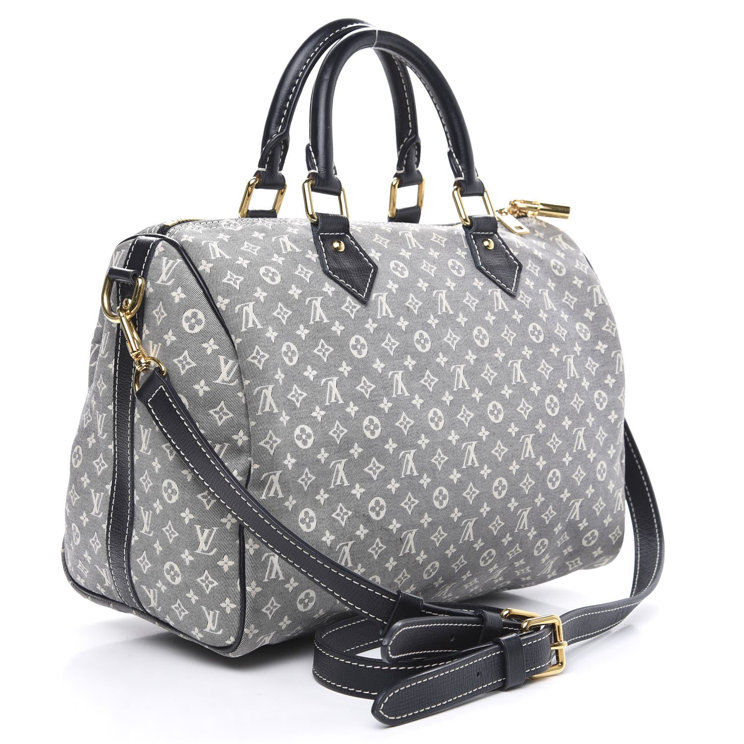 Louis Vuitton Monogram Idylle Speedy Bandouliere 30 Encre 4 of 11