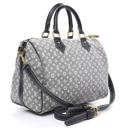 Louis Vuitton Monogram Idylle Speedy Bandouliere 30 Encre 4 of 11