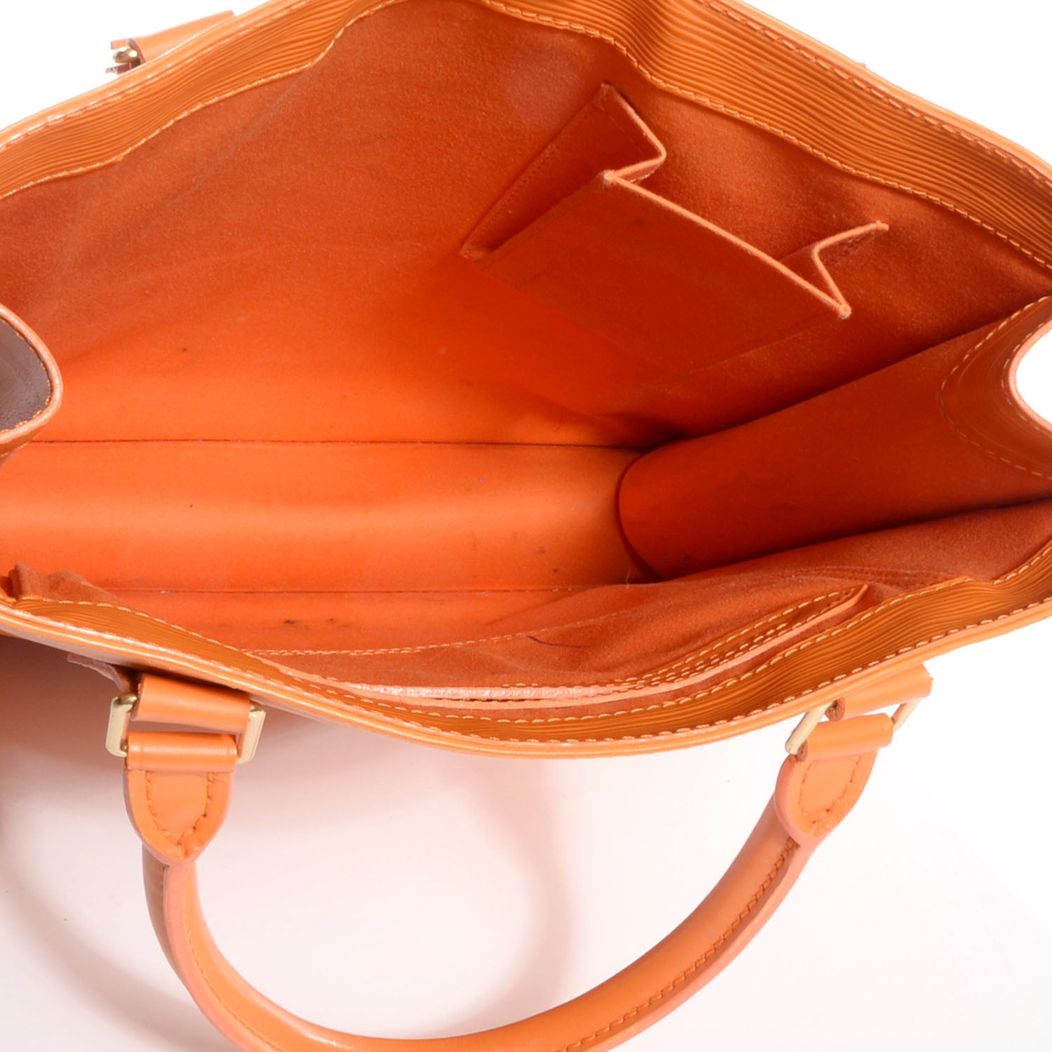 Louis Vuitton Epi Sac Plat PM Mandarin 5 of 7