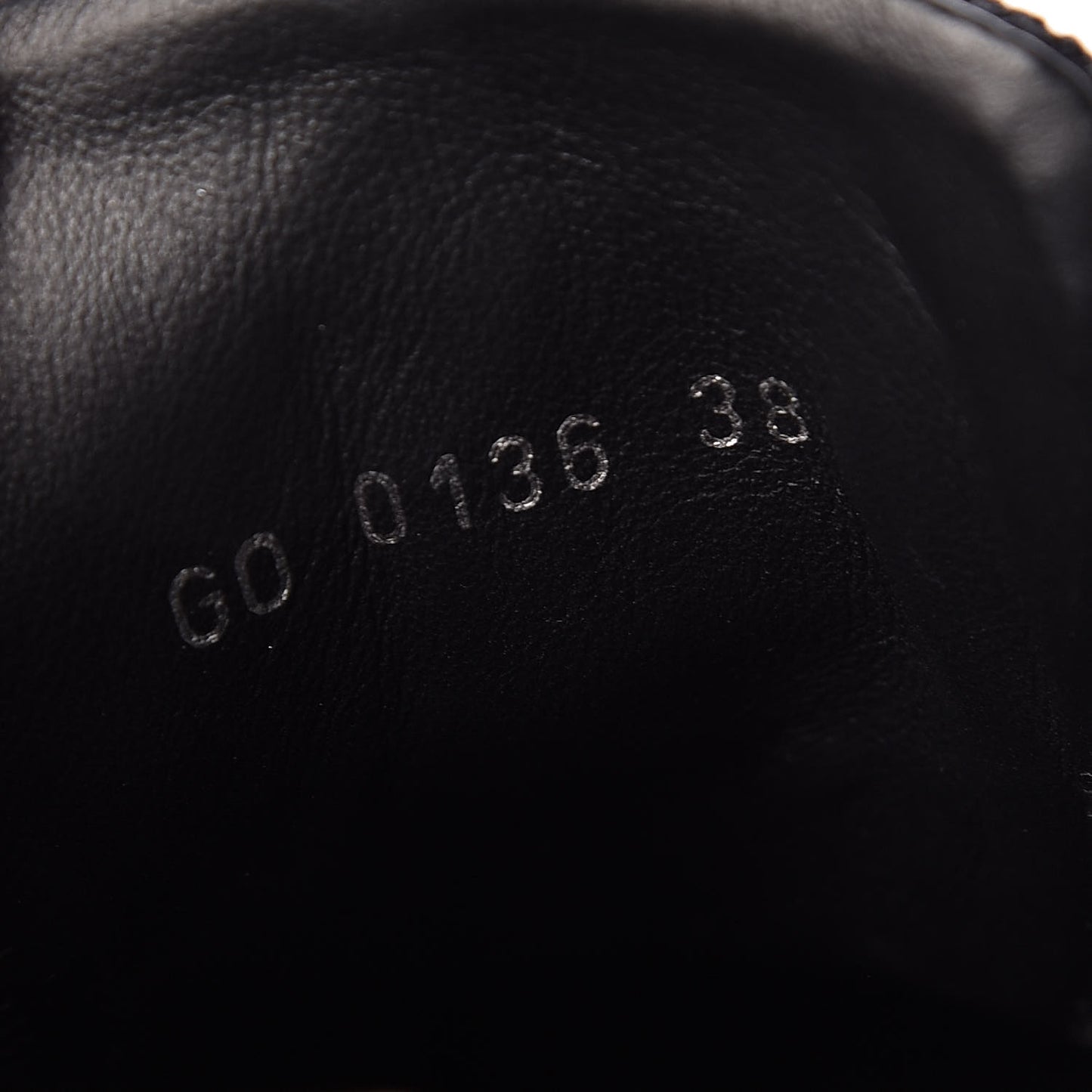 Calfskin Run Away Sneakers 38 Black