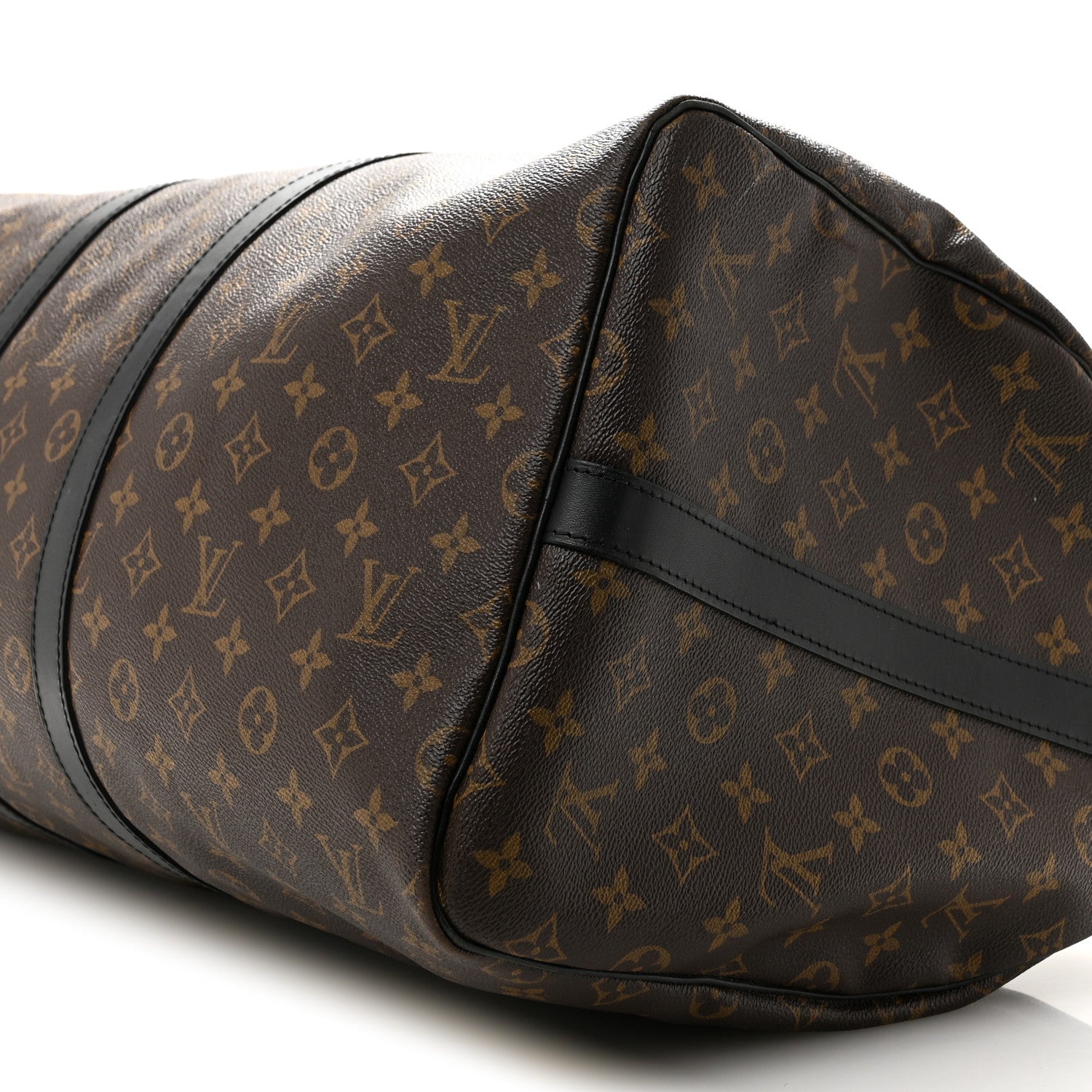 Louis Vuitton Monogram Macassar Keepall Bandouliere 55 9 of 13