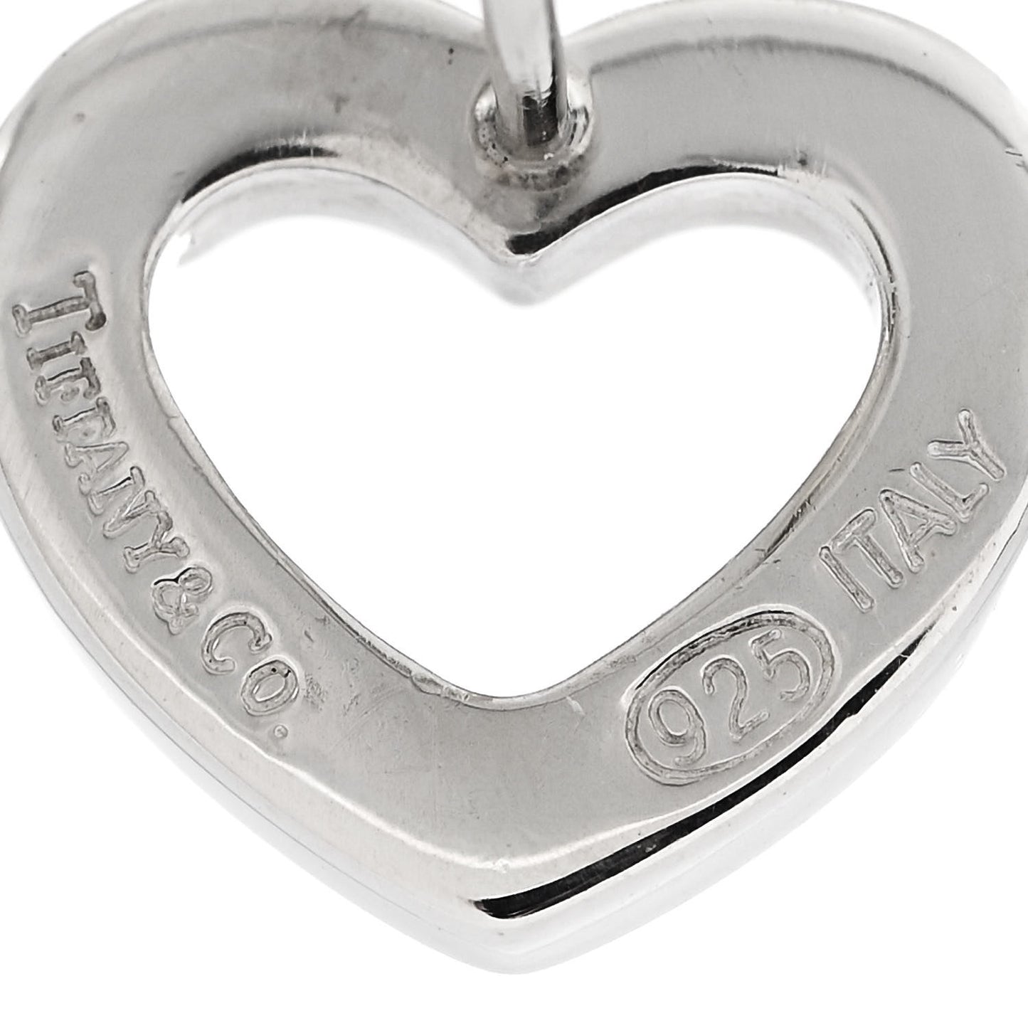 Sterling Silver Open Heart Earrings