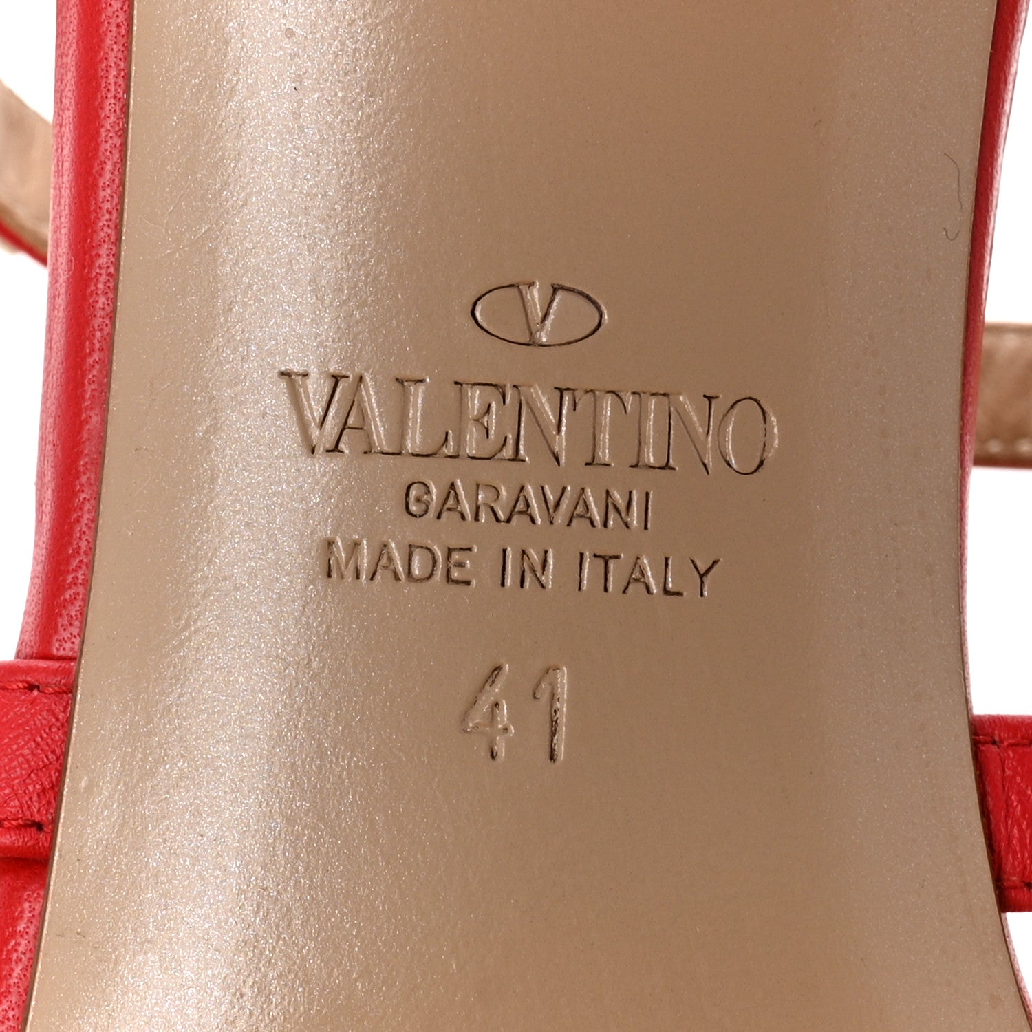 Valentino Garavani Calfskin Nappa Rockstud 60mm Caged Slide Sandals 41 Rosso Valentino 8 of 12