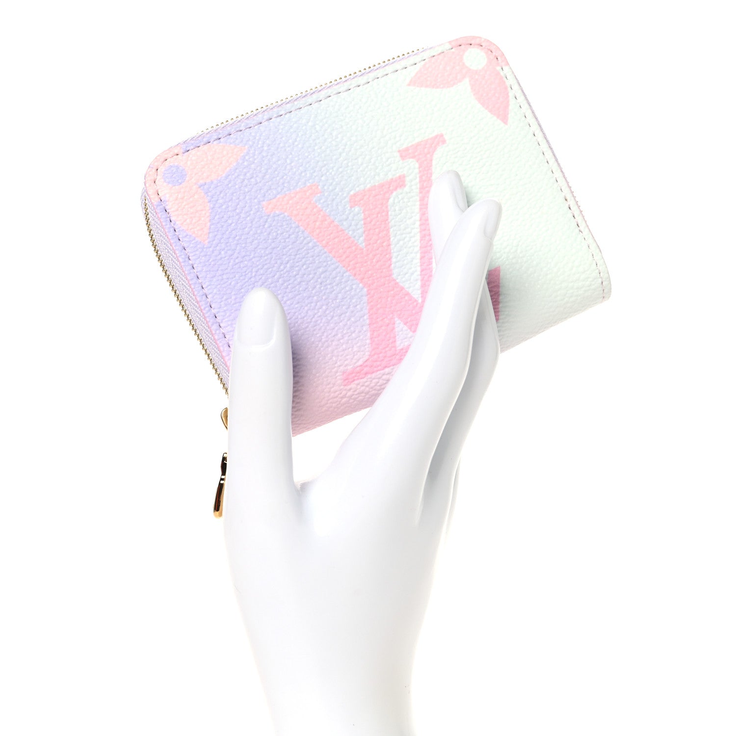 Louis Vuitton Monogram Giant Spring In The City Zippy Coin Purse Sunrise Pastel 2 of 6