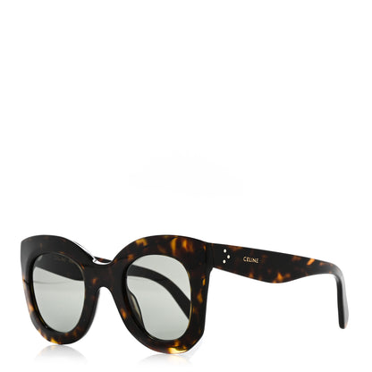Celine Oversized Round Sunglasses CL4005IN Tortoise 1 of 7