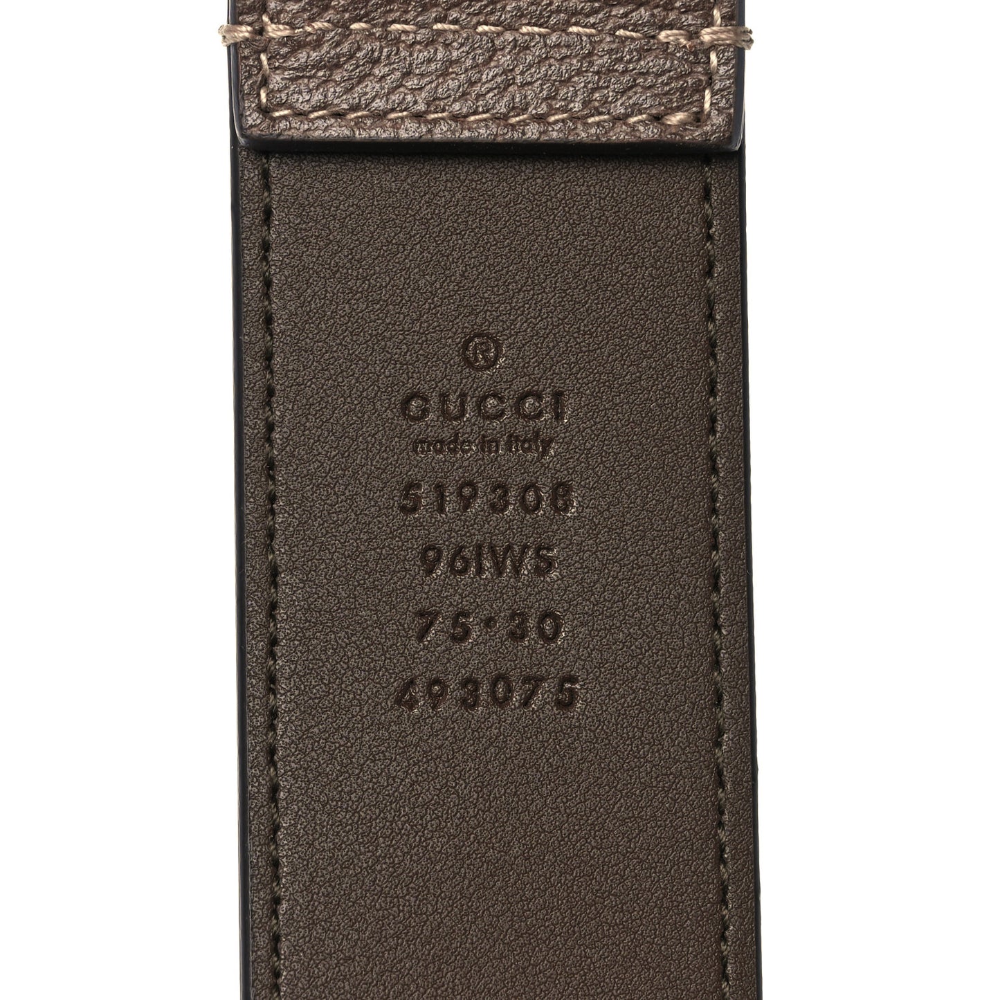 GG Supreme Monogram Ophidia Belted iPhone Case 75 30 Dark Brown