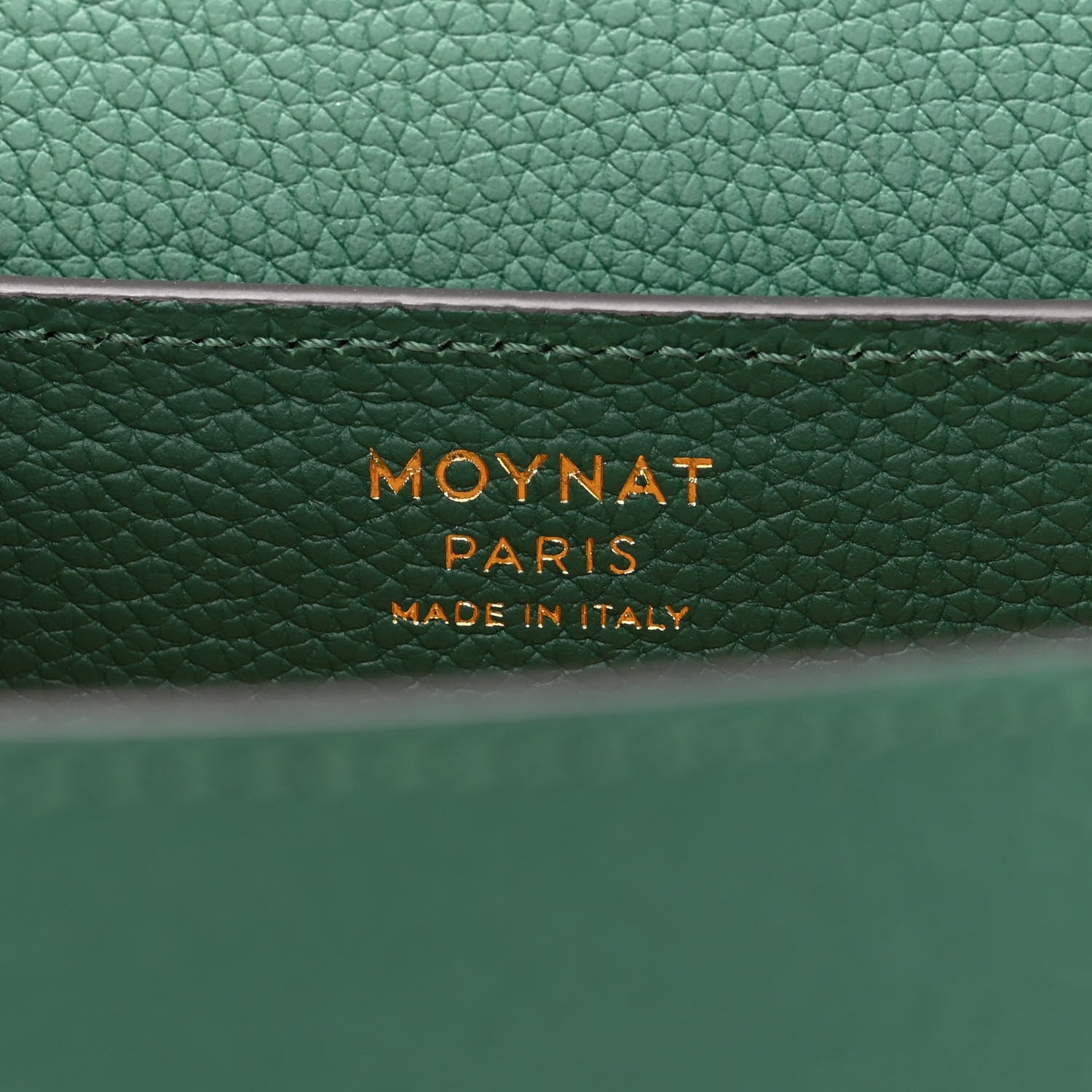 Moynat Taurillon Blush Rejane PM Emerald 6 of 9