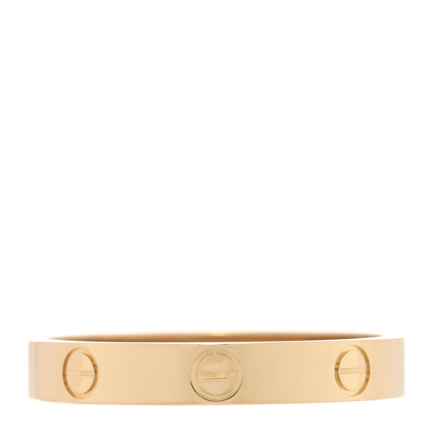 Cartier 18K Yellow Gold 3.5mm LOVE Wedding Band Ring 62 10 1 of 6
