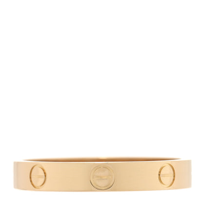 Cartier 18K Yellow Gold 3.5mm LOVE Wedding Band Ring 62 10 1 of 6