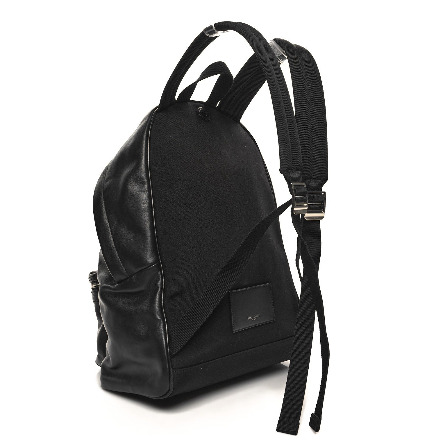 Saint Laurent Calfskin City Backpack Black 3 of 9