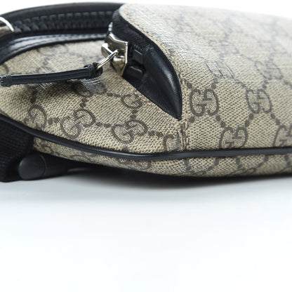 Gucci GG Supreme Monogram Belt Bag Black 9 of 13