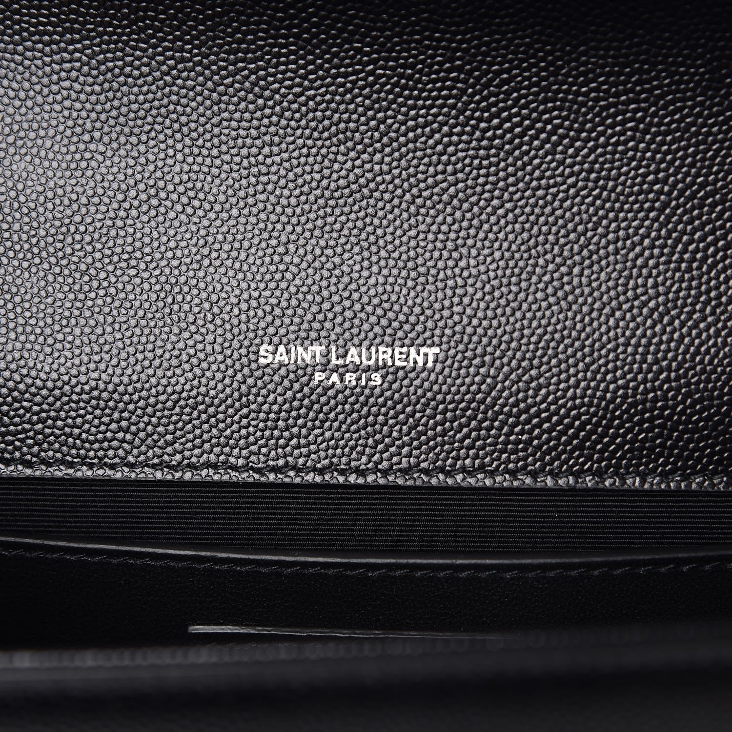 Saint Laurent Grain De Poudre Small Monogram Kate Satchel Black 7 of 8