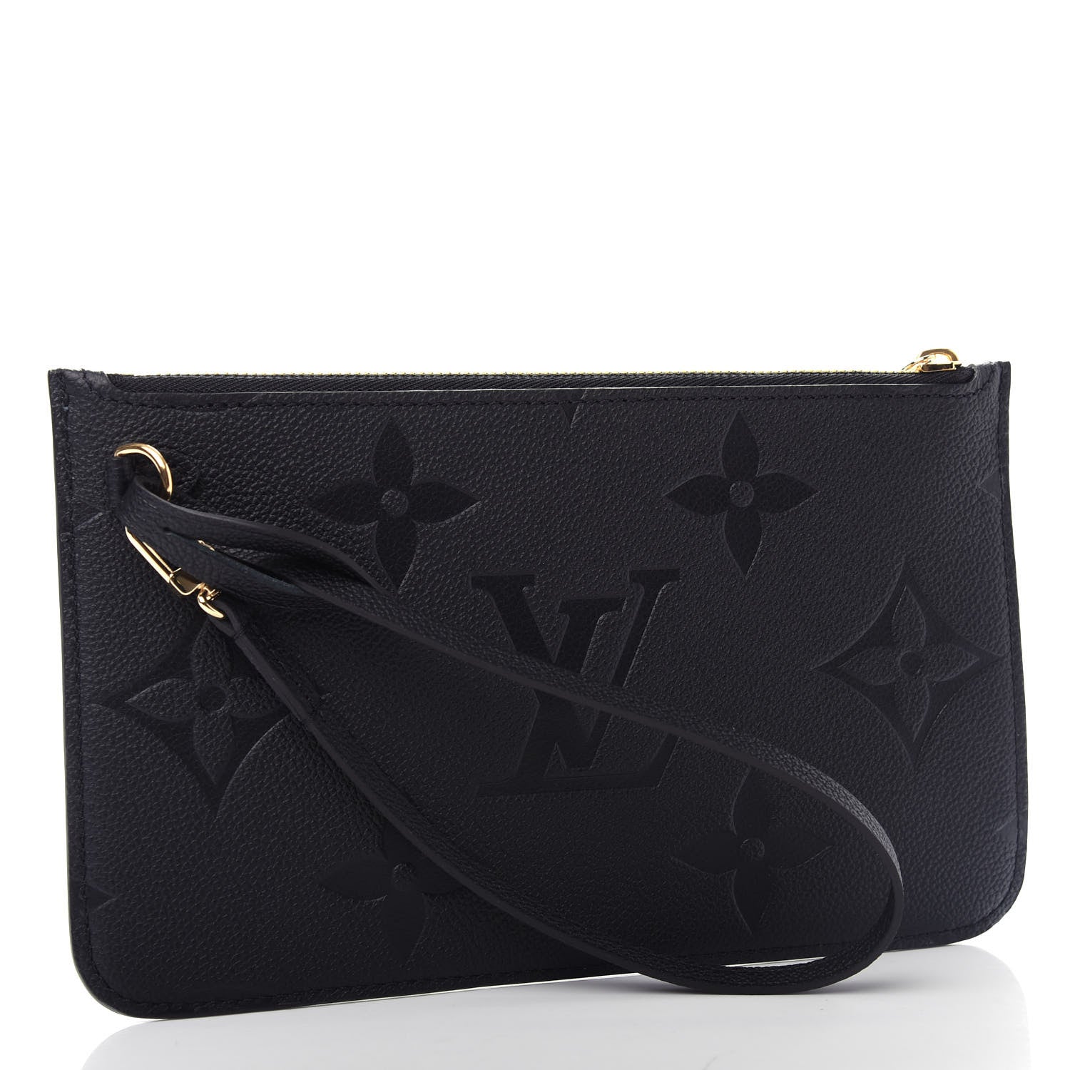 Louis Vuitton Empreinte Monogram Giant Neverfull MM Pochette Black 3 of 5