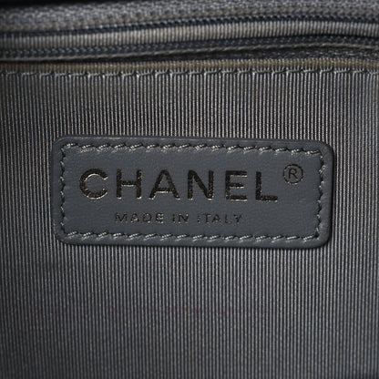 Chanel Calfskin Quilted Double Stitch New Medium Boy Flap Black 6 of 10