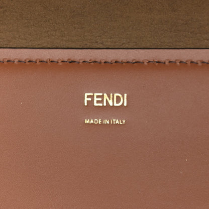 Fendi Vitello King Plexiglass Large Fendi Sunshine Shopper Tote Cuoio 6 of 8