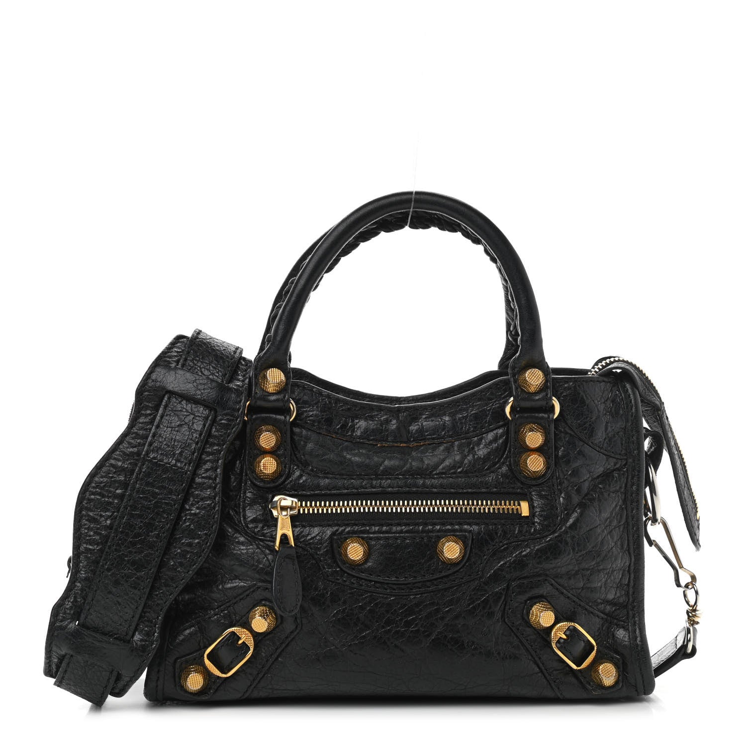 Balenciaga Agneau Giant 12 Gold Hardware Mini City Black 1 of 13