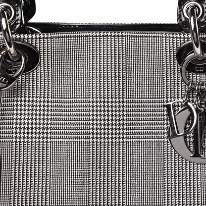 Christian Dior Patent Canvas Large Lady Dior Black 8 of 18