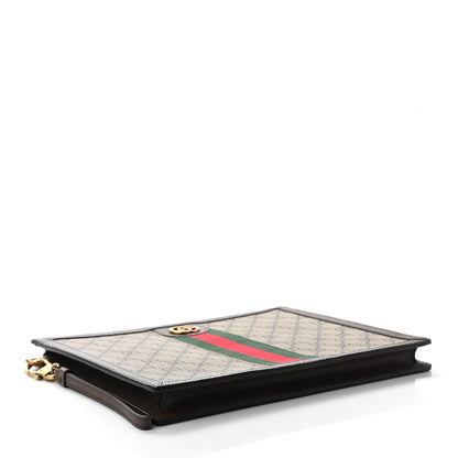 Gucci X DISNEY GG Supreme Monogram Web Three Little Pigs Ophidia Documents Holder Beige New Acero 4 of 9