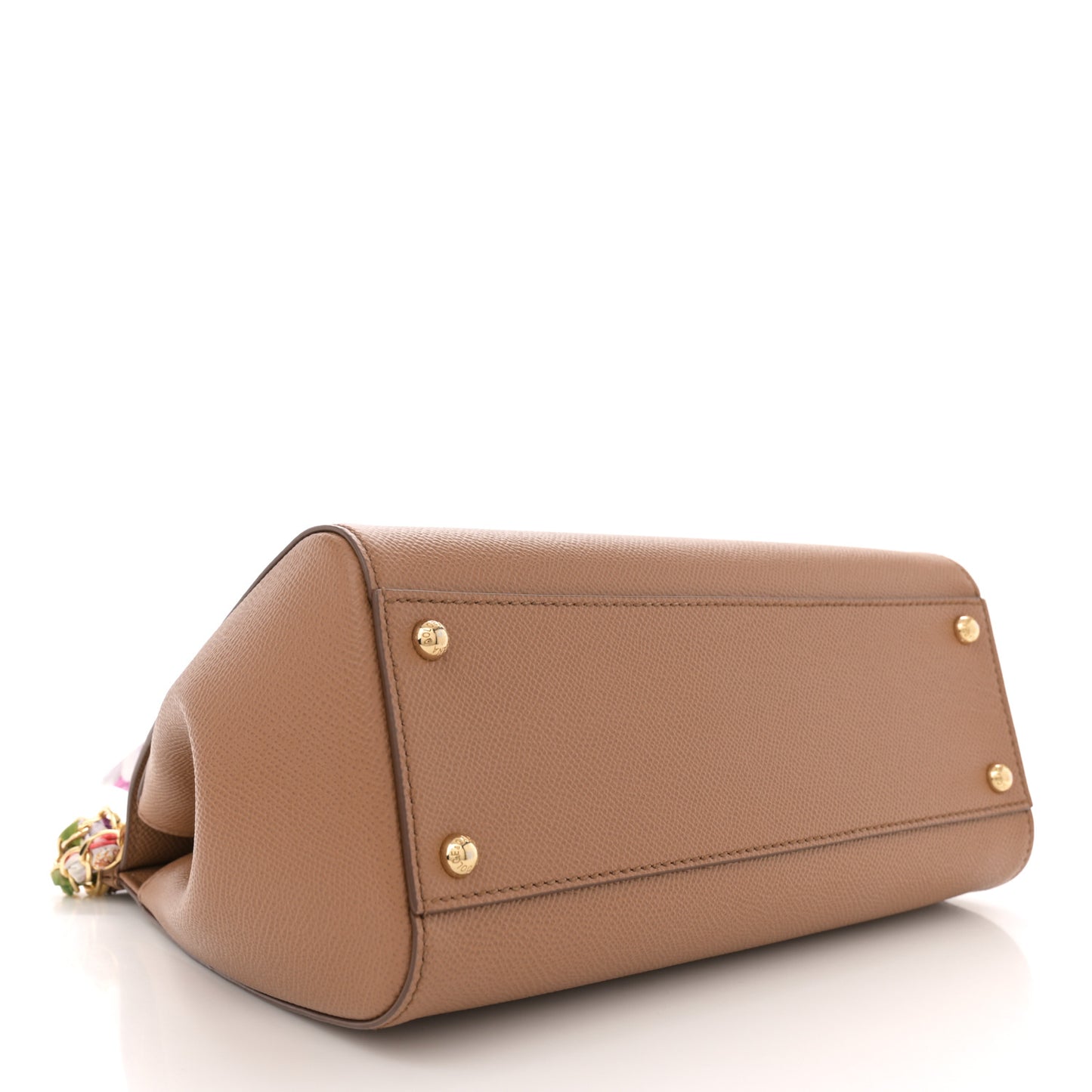 Dauphine Medium Miss Sicily Satchel With Scarf Caramello