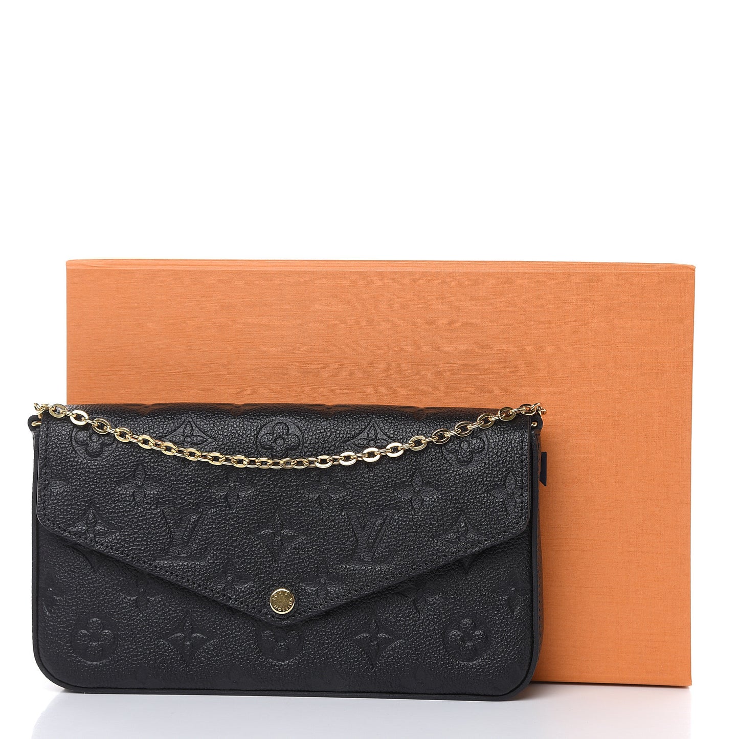 Empreinte Pochette Felicie Chain Wallet Black