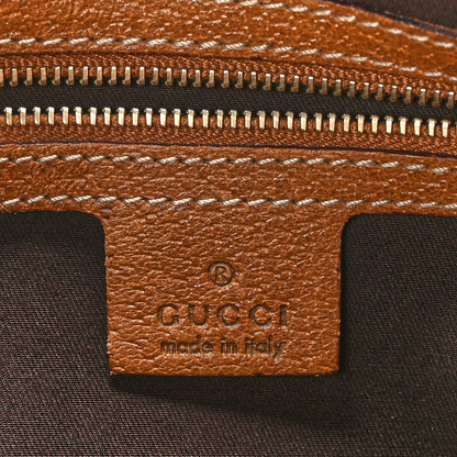 Gucci Monogram Calfskin Large Bardot Shoulder Bag Brown 6 of 9