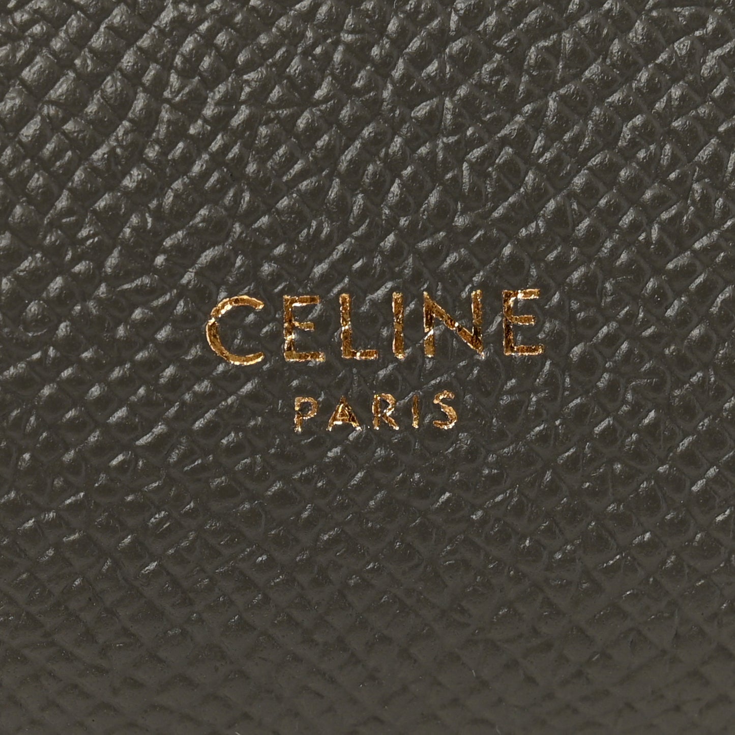 Grained Calfskin Nano Belt Bag Grey