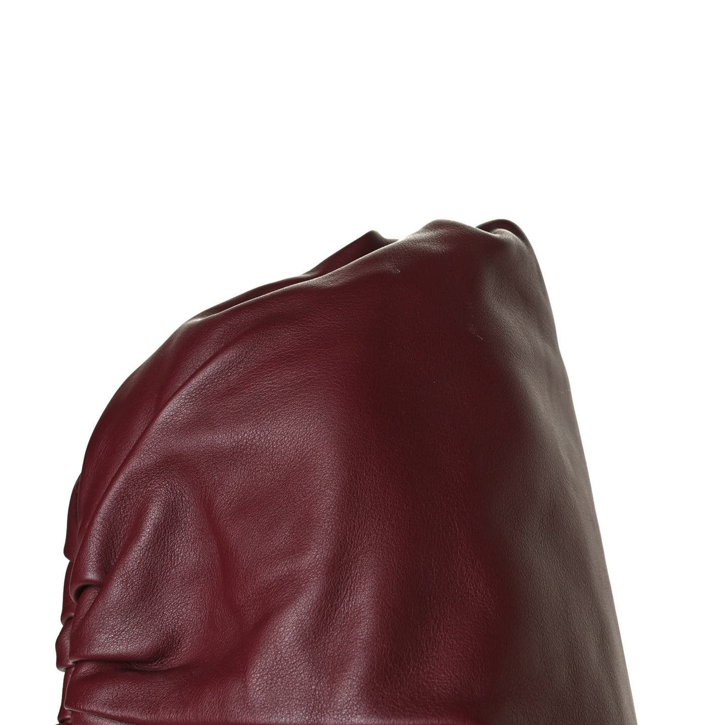 Smooth Butter Calf The Pouch Oversized Clutch Bordeaux