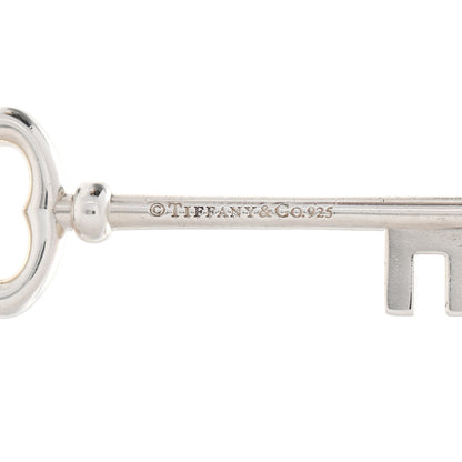 Tiffany Sterling Silver Oval Key Pendant 4 of 4
