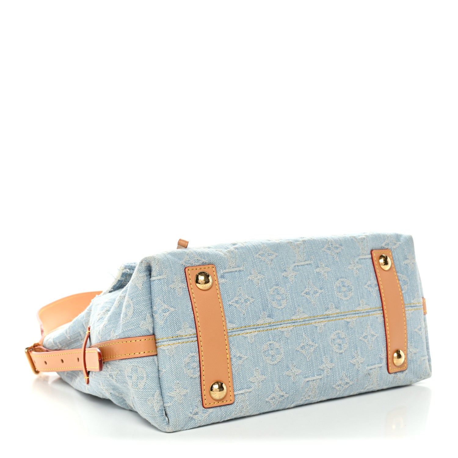 Louis Vuitton Monogram Denim CarryAll PM Sky Blue 5 of 11