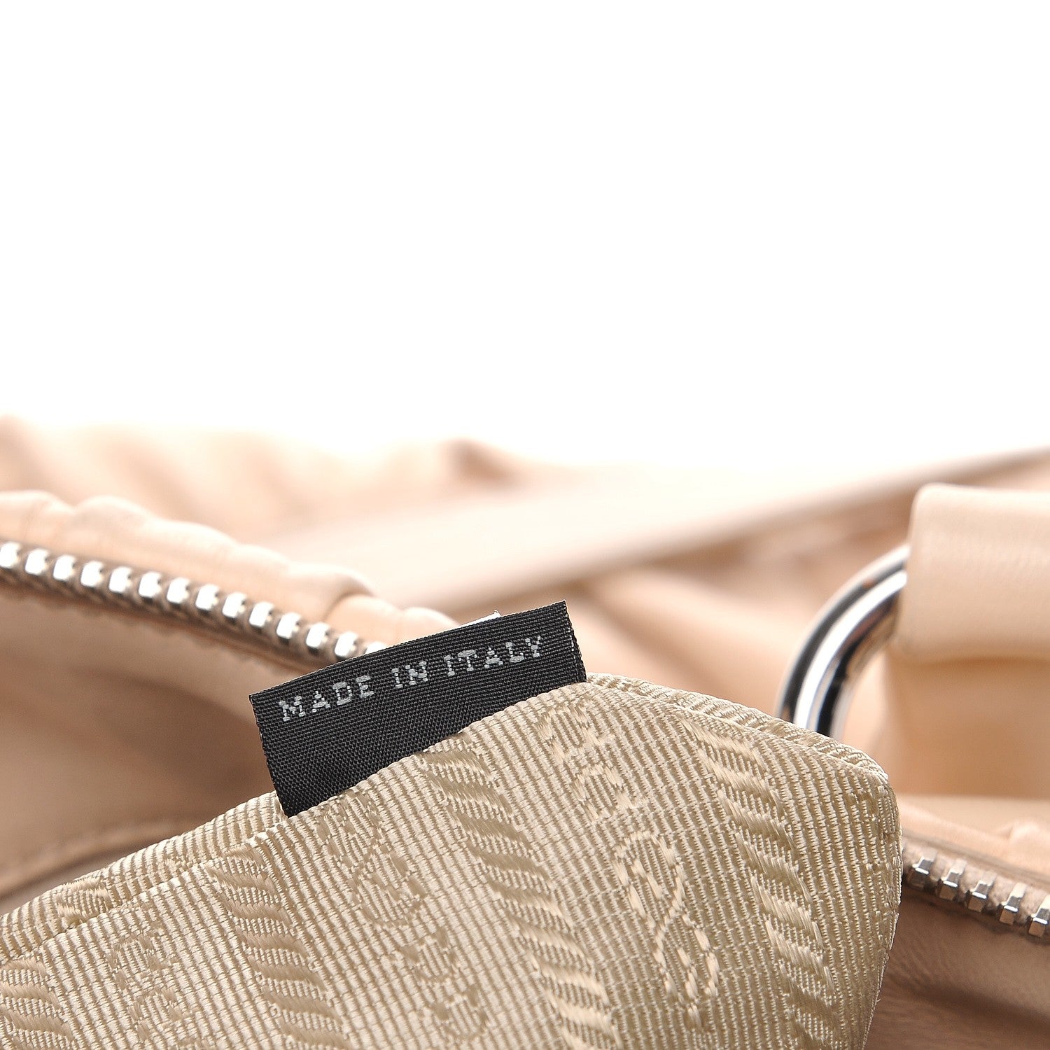 Prada Nappa Gaufre Tote Ecru 7 of 8