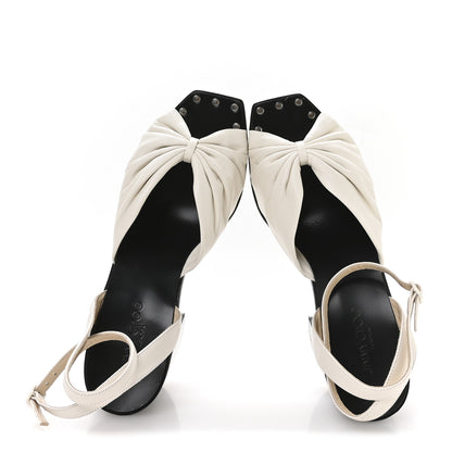 Jimmy Choo Calfskin Jasie 85 Sandals 39 Latte 2 of 9