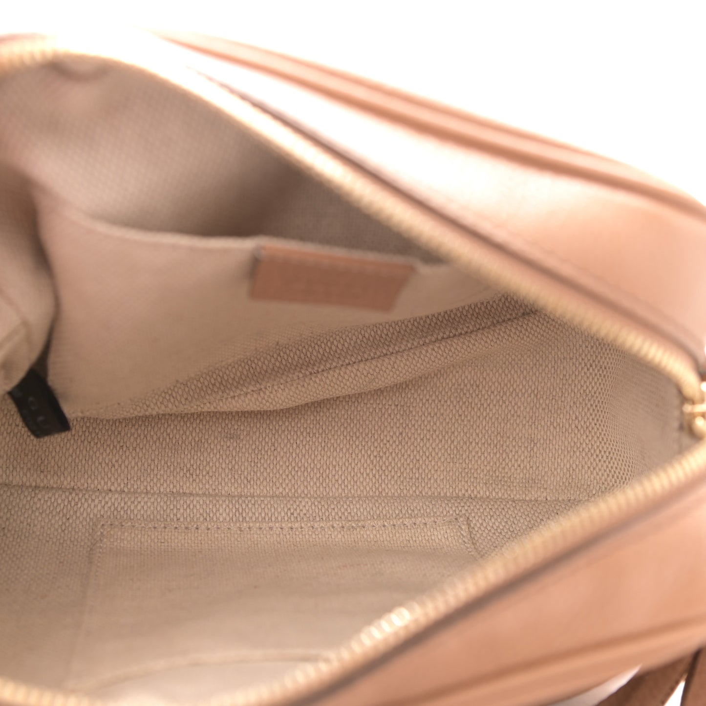 Pebbled Calfskin Small Soho Disco Bag Rose Beige