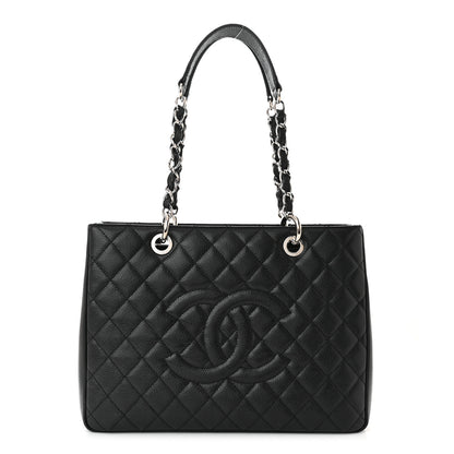 Chanel Caviar Quilted Grand Shopping Tote GST Black 1 of 11